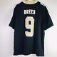 Nike Vapor Drew Brees #9 Nfl New Orleans Saints Jersey Mens Size 2xl 32nm-nslh
