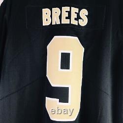 Nike Vapor Drew Brees #9 NFL New Orleans Saints Jersey Mens Size 2XL 32NM-NSLH