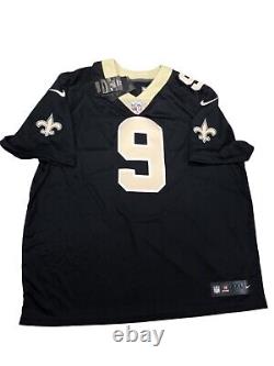 Nike Vapor Drew Brees #9 NFL New Orleans Saints Jersey Mens Size 3XL 32NM-NSLH
