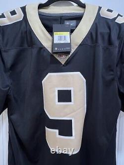 Nike Vapor Drew Brees #9 NFL New Orleans Saints Jersey Mens Size Small 32NM-NSLH