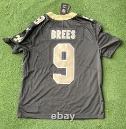 Nike Vapor Drew Brees #9 NFL New Orleans Saints Jersey Mens Size XL 32NM-NSLH