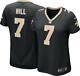 Nike Women's Home Game Jersey New Orleans Saints Taysom Hill #7 Black Nwt