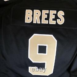 Nike drew brees new orleans saints black printed football jersey NWT size XL Men