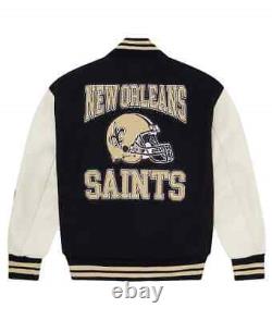 OVO New Orleans Saints Varsity Jacket with FREE SHIPPING