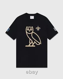 OVO X NFL New Orleans Saints OG Owl Game Day Tee Sz XXL