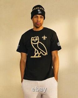 OVO X NFL New Orleans Saints OG Owl Game Day Tee Sz XXL