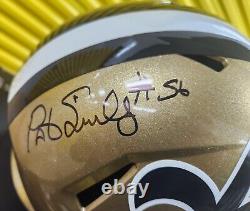 Pat Swilling New Orleans Saints Autographed Full Size FS Helmet INSC JSA