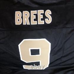 Proline drew brees new orleans saints black printed football jersey NWT size 2XL