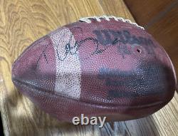 RARE Drew Brees autographed practice-used football NFL New Orleans Saints