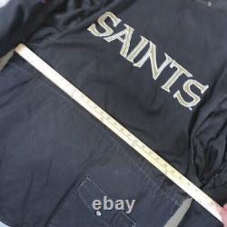 RARE Vintage NFL Member Club Stadium Parka Jacket Coat New Orleans Saints XL