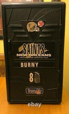 Rare Vintage Suncast New Orleans Saints NFL Football Full Size 2-FT Tall Locker