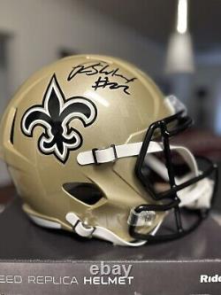 Rashid Shaheed Signed New Orleans Saints F/S Speed Replica Helmet Fanatics