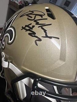 Rashid Shaheed Signed New Orleans Saints F/S Speed Replica Helmet Fanatics