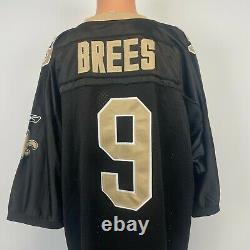 Reebok Authentic Drew Brees New Orleans Saints Home Jersey NFL Football Sewn 60
