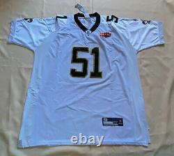 Reebok Super Bowl XLIV NFL New Orleans Saints Jonathan Vilma #51 Jersey Size 54