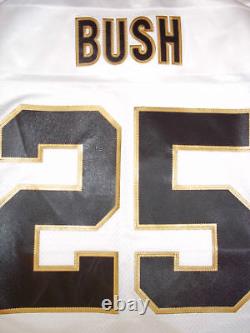 Reggie Bush #25 New Orleans Saints NFL Premier White Jersey Free Shipping