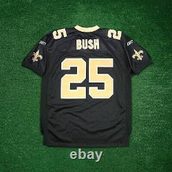 Reggie Bush Reebok New Orleans Saints Authentic On-Field EQT Home Black Jersey