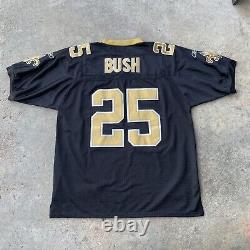 Reggie Bush Reebok New Orleans Saints Authentic OnField Black Stitched Jersey 54