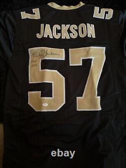 Rickey Jackson New Orleans Saints Signed 2010 HOF Jersey Size XLarge With JSA COA