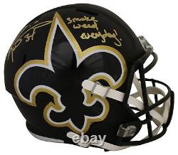 Ricky Williams Autographed New Orleans Saints F/S AMP Helmet Weed BAS 28514