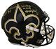 Ricky Williams Autographed New Orleans Saints F/s Amp Helmet Weed Bas 28514