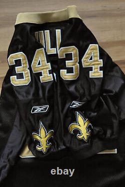 Ricky Williams New Orleans Saints Reebok Authentic Jersey Helmet Tag Men 50 2xl