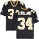 Ricky Williams New Orleans Saints Signed Mitchell And Ness Black Replica Jersey