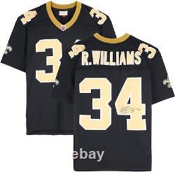 Ricky Williams New Orleans Saints Signed Mitchell and Ness Black Replica Jersey