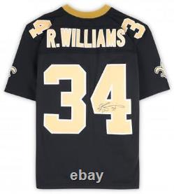 Ricky Williams New Orleans Saints Signed Mitchell and Ness Black Replica Jersey