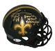 Ricky Williams Signed New Orleans Saints Eclipse Mini Helmet Smoke Weed Everyday