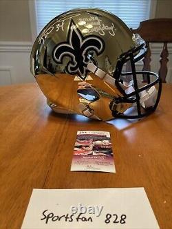 Ricky Williams Signed New Orleans Saints Full Size Chrome Replica Helmet