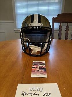 Ricky Williams Signed New Orleans Saints Full Size Chrome Replica Helmet