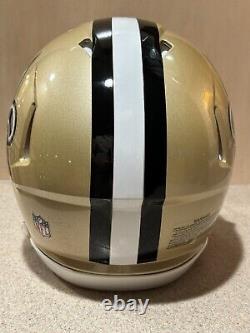 Riddell VSR-4 Full-size Authentic New Orleans Saints Speed Pro Line Helmet, SZ L
