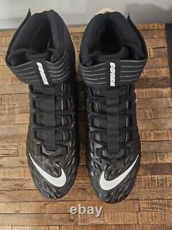 SZ 16 Nike Force Savage Pro 2 New Orleans Saints Black Gold Football Cleats