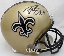 Sale! Drew Brees Autographed Signed Saints Full Size Replica Helmet Beckett