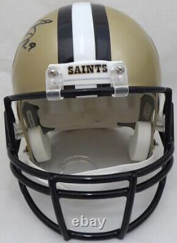 Sale! Drew Brees Autographed Signed Saints Full Size Replica Helmet Beckett