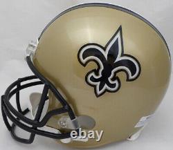 Sale! Drew Brees Autographed Signed Saints Full Size Replica Helmet Beckett