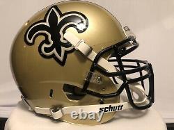 Schutt Xp New Orleans Saints Full-size Football Helmet Large