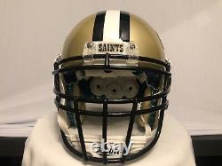 Schutt Xp New Orleans Saints Full-size Football Helmet Large