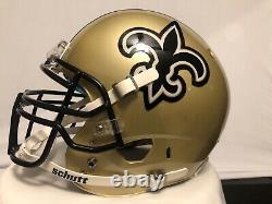 Schutt Xp New Orleans Saints Full-size Football Helmet Large