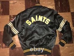 Shain Of Canada Vtg 1980s 1970s Pre Starter NEW ORLEANS SAINTS jacket Coat RARE