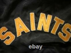 Shain Of Canada Vtg 1980s 1970s Pre Starter NEW ORLEANS SAINTS jacket Coat RARE