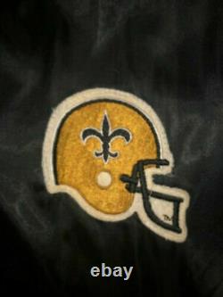 Shain Of Canada Vtg 1980s 1970s Pre Starter NEW ORLEANS SAINTS jacket Coat RARE