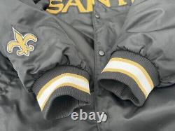Shine Unltd by Reebok New Orleans Saints NFL Starter Bomber Jacket Size 2XL RARE