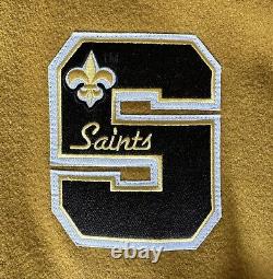 Size Large New Orleans Saints Letterman Jacket