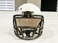 Spencer Rattler New Orleans Saints Autographed Signed Mini Helmet PSA