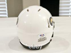 Spencer Rattler New Orleans Saints Autographed Signed Mini Helmet PSA