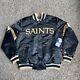 Starter New Orleans Saints Nfl Men's Quilt Lined Front Snap Jacket Men's Medium