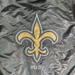 Starter New Orleans Saints NFL Men's Quilt Lined Front Snap Jacket Men's Medium