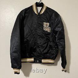 Starter Pro Line Vintage New Orleans Saints NFL Jacket Satin Bomber Size Large
